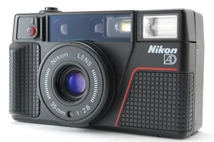 【MINT】Nikon L35 AD2 Point & Shoot 35mm Black Film Camera From JAPAN - Picture 1 of 11