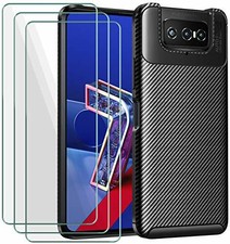 Cover per ASUS Zenfone 7 ZS670KS / Zenfone 7 PRO ZS671KS + 3 Pezzi Pellicola ...