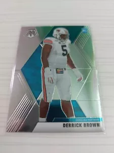 2020-2021 Mosaic Derrick Brown Rookie NFL Carolina Panthers - Picture 1 of 2