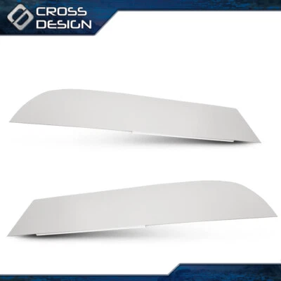 2 piezas de molduras de ventana picadas de acero inoxidable de 8" aptas para 2013+ Kenworth T680/T880  Foto 1 de 4