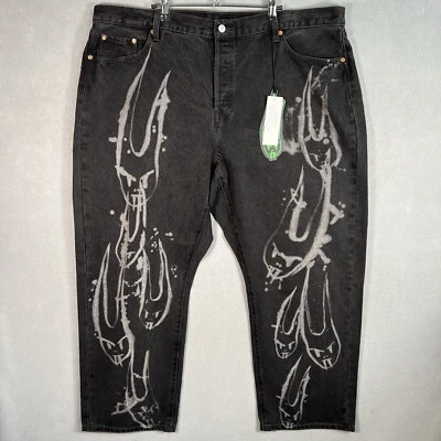 Levi’s X Barbie Ferreira UO Exclusive 501 ‘90s Demon Jean Big E Womens 22W - Image 1 of 4