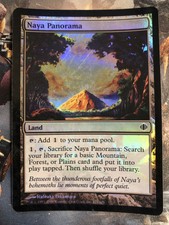 1x Foil Naya Panorama Shards of Alara LP MTG Magic the Gathering x1