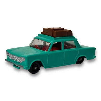 LESNEY Matchbox #56b FIAT 1500 Sea-Green 1965 Red Interior BPW MINTY Toy Car - Image 1 of 4