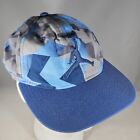 Jordan Jumpman Youth Hat Boys Embroidered Logo Blue Geometric Snapback Cap 