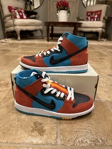Nike SB Dunk High Di’orr Greenwood Navajo Arts Men’s Size 9.5 FQ1775-400 NEW - Picture 1 of 6