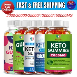 Keto Gummies Advanced Ketone Weight Loss Fat Burner Dietary Supplement FREE SHIP - Picture 1 of 20