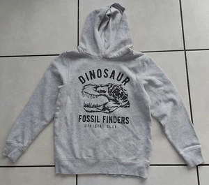 Toller H&M Sweater Kapuzenpullover Dinosaurier Gr. 134 140 - Bild 1 von 6