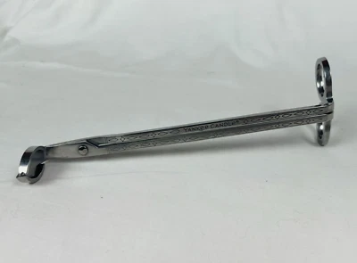 Yankee Candle Wick Trimmer Cutter 7.75” Metal With Geometric Detailing - Image 1 of 3