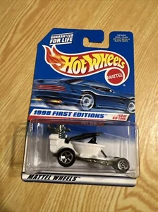1998 Hot Wheels Hot Seat #648 White - Picture 1 of 2