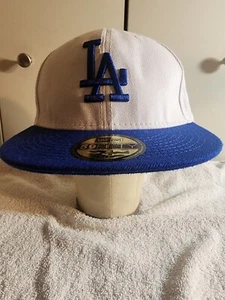 L.A. Dodgers New Era 59FIFTY Fitted Hat 7 3/8 - Picture 1 of 8