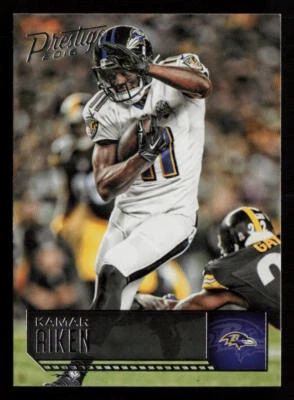 2016 Panini Prestige #16 Kamar Aiken Baltimore Ravens Football Card - Image 1 of 2