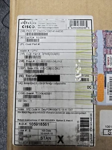 C1-WS3850-24U/K9 3850 - w/ C3850-NM-4-1G, PWR-C1-1100WAC WS-C3850-24U-E-NOB - Picture 1 of 14