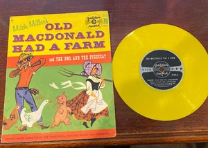 Mitch Miller-Old MacDonald Had A Farm-Golden-Childrens-6" 78 RPM - Picture 1 of 5