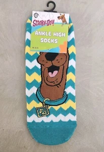 NWT Scooby-Doo! 1 pair Women's colorful casual Ankle socks sz 9-11 - Picture 1 of 4
