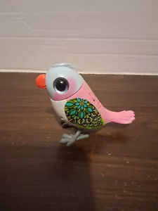 Jouet électronique Silverlit Digibird rose blanc et bleu OISEAU 4" testé fonctionnel - Photo 1/7