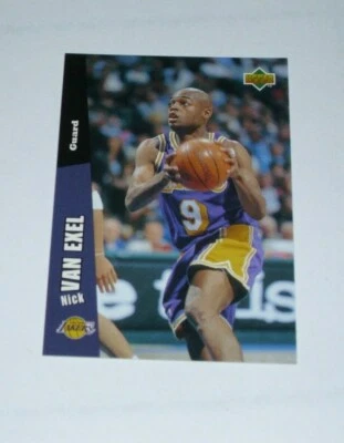 Upper Deck Folz Mini Card Basketball 1997 Nick Van Exel Guard LA Lakers NBA #41 - Image 1 of 2