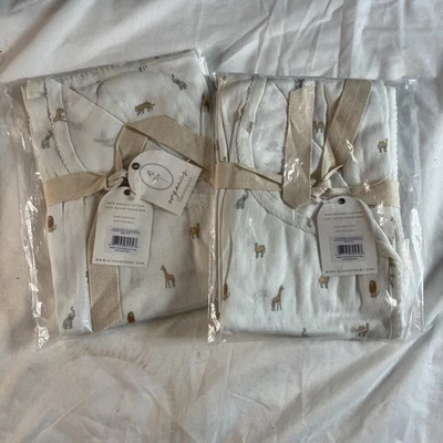 2件优雅婴儿野生动物园襁褓毯  — 第 1/2 张图片