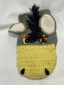 Marioneta burro vintage Dakin 1976 ganchillo - Imagen 1 de 2