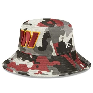 Washington Commanders 2022 NFL Official Training Camp Bucket Hat-Burgundy Camo - Picture 1 of 2