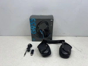 Logitech - G935 Bezprzewodowy zestaw słuchawkowy do gier do komputera - czarny - - Zdjęcie 1 z 11