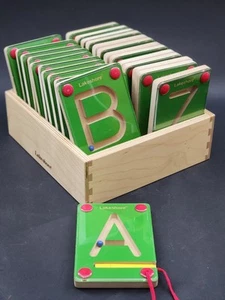 Lakeshore Magnetic Learning Letters Uppercase - Complete Set: A thru Z MISSING i - Picture 1 of 5