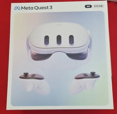 Auriculares de realidad virtual Meta Quest 3 512 GB de almacenamiento - blancos (nuevos sellados)