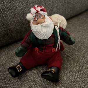 Vintage Russ Berrie & Co. Saint Nick #2937 Kathleen Kelly Critter Factory Santa - Bild 1 von 4
