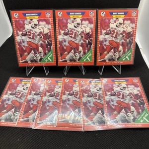 1989 Pro Set BARRY SANDERS Rookie #494 Lotto di 9 Detroit Lions HOF OTTIME CONDIZIONI - Foto 1 di 1