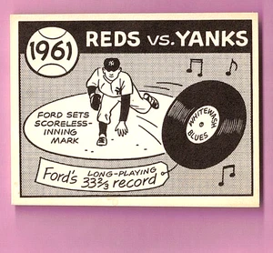 1967 Laughlin World Series 1961 Reds v. Yankees #58 NM B314 - Picture 1 of 2