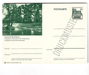 P 89 Bildpostkarte Druckmuster 20 Pfennig Lorsch - Groß - Gerau ** - Picture 1 of 1