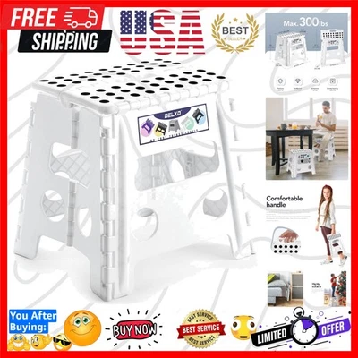 Taburete Plegable 13" para Niños y Adultos, Taburetes Plegable Antideslizante con... Foto 1 de 4