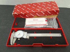 Starrett 3202-6 Dial Caliper, Hardened Stainless Steel, 0-6"    IN STOCK - Picture 1 of 7