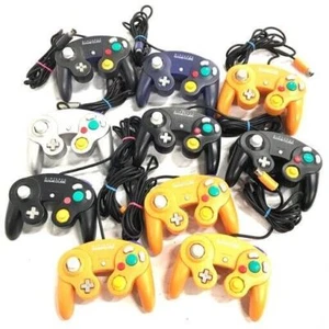 Nintendo Junk GameCube Controller zufällige Farbe Menge 10er Set - Bild 1 von 8