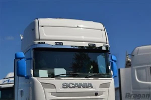 Sunvisor Chrome Trim For Scania P G R 6 Series 2009+ Streamline Stainless Steel - Picture 1 of 5