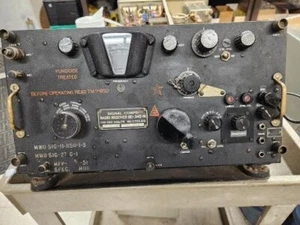 US Army Signal Corps BC-342-N Receiver AM/CW/ Untested - Picture 1 of 10