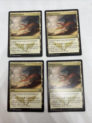 MTG 4x Nomad Outpost Khans of Tarkir KTK Regular LP FREE SHIPPING - Image 1 of 2