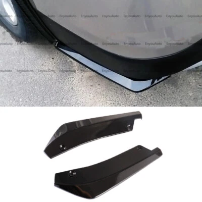 For Ford Explorer UNIVERSAL Rear Bumper Lip Splitter Diffuser Glossy Black Foto 1 de 4