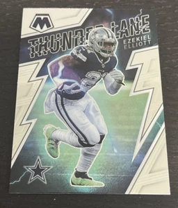 2022 Panini Mosaic - Thunder Lane -Ezekiel Elliott - #TL-15 -Dallas Cowboys-(B8) - Picture 1 of 2