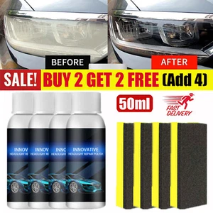 Innovative Headlight Repair Polish Fluid Liquid Kit Car Lamp Renovation Agent - Picture 1 of 9