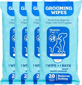 Pets XL Hypoallergenic Pet Wipes - Deodorizing No Bath Cleaning for Dogs & Pu... - Picture 1 of 1