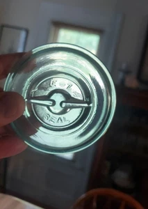 Vintage Blue Atlas E-Z Seal Bale Top Canning Jar LID ONLY / Fits pint & quart - Picture 1 of 7