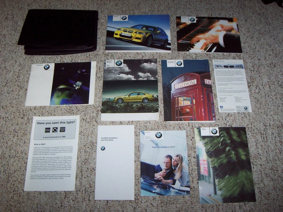 BMW M3 2004 cupé manual del propietario guía del usuario conjunto 3,2 L Foto 1 de 1