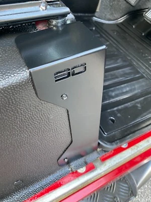 BISON AUTODESIGN Coppia Protezioni Tappetino Angolo Scatola Sedile Nero Per Land Rover Defender 90