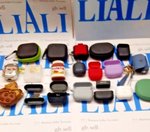 Job lot Mix Bundle 19 Airpod Charger Case Cover Wireless Earpbuds Sleeves Pouch - Picture 1 of 4