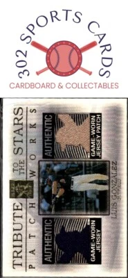 2003 Topps Tribute Contemporary Luis Gonzalez Tribute Dual Relics #/50 - Image 1 of 2