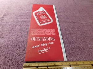 Pall Mall Cigarettes Original Print Ad from Magazine 1951 - Picture 1 of 2