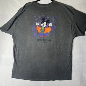 Disney World Mickey’s Not So Scary Halloween Party 2023 Gray Glow Adult 3XL - Picture 1 of 9