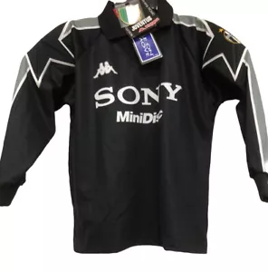 🖤🤍🖤Kit JUNIOR Portiere Kappa Gara JUVENTUS FC 97/98 Tg M/J New🤍🖤🤍 - Foto 1 di 8