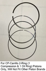 05-07 Suzuki RMZ450 95.5mm Bore CP-Carrillo Pistons 2-Ring Ring Pack CPN2-2-3759 - Picture 1 of 1