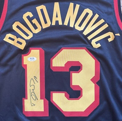 Bogdan Bogdanovic Signed Autographed Atlanta Hawks Jordan Jersey PSA/DNA COA - Image 1 of 3